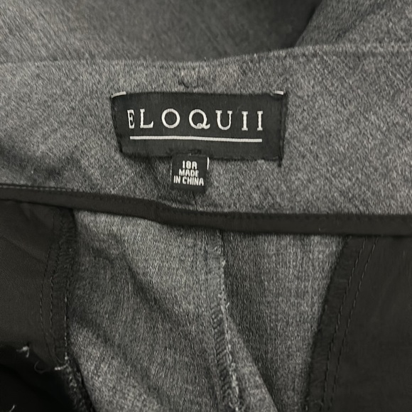 Eloquii Gray Suit Separates Trousers Plus Size 18R - Picture 3 of 4